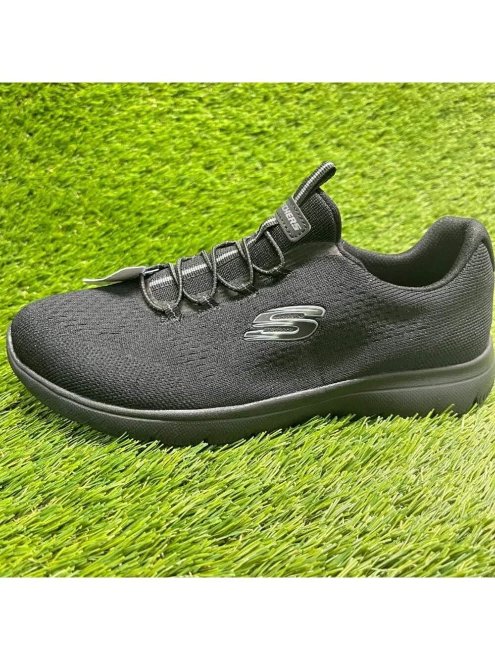 Skechers Summits-Radiant Flow Womens Size 6.5D Black Running Shoes Sneakers